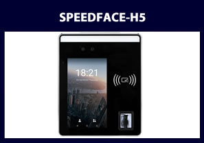 access control fingerprint reader and facial reader speedface-h5 biometric reader